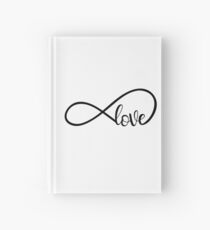 Infinity - Love - Inspirational Quotes Hardcover Journal