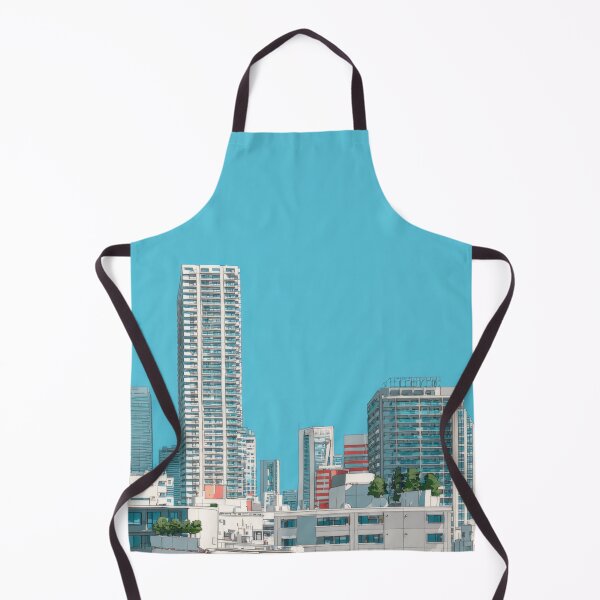 Item preview, City skyline under clear blue sky designed and sold by anytka.