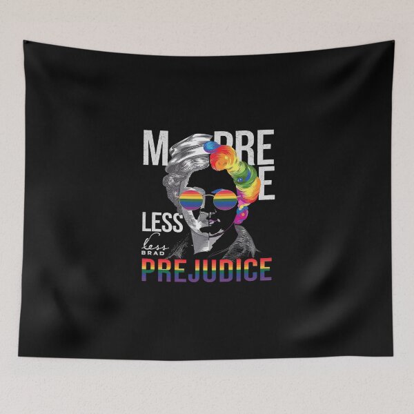 Item preview, LGBT Bisexual Proud Pride Month More Pride Less Prejudice  designed and sold by SyntaxClaw.