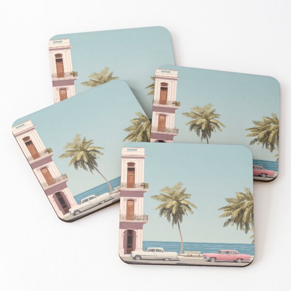Item preview, Cubas shore has vibrant buildings designed and sold by anytka.