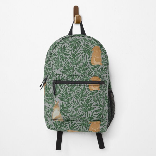 Item preview, Kawaii Bunnies in mugwort pattern inspired by William Morris designed and sold by tayaan.