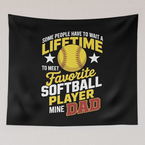 Item preview, My Favorite Softball Player Calls Me Dad designed and sold by MeowtivationP.