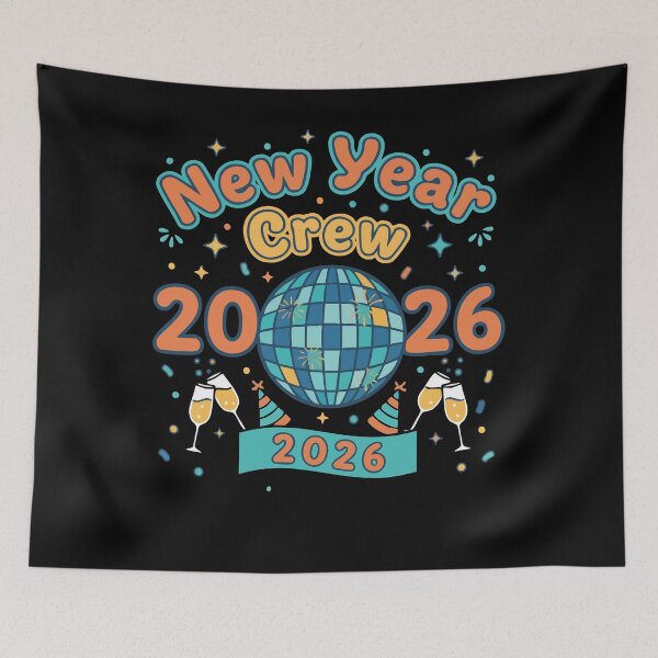 Item preview, New Year Crew 2026 Party Celebration designed and sold by LuminOrb.