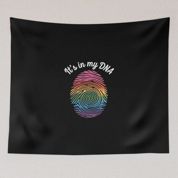Item preview, LGBT It's In My DNA Fingerprint Lesbian Gay Pride Equality  designed and sold by SyntaxClaw.