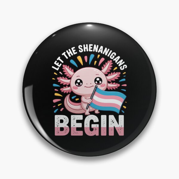 Item preview, Axolotl Transgender Flag Shenanigans Trans Transsexual Pride designed and sold by FadeOfThrone.