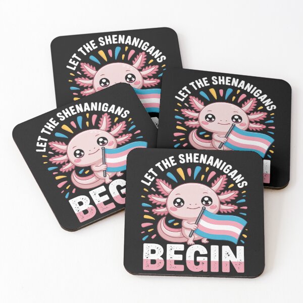 Item preview, Axolotl Transgender Flag Shenanigans Trans Transsexual Pride designed and sold by FadeOfThrone.