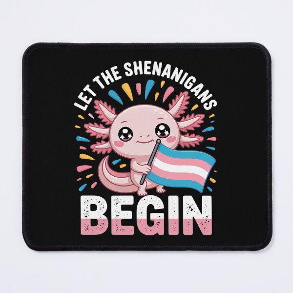 Item preview, Axolotl Transgender Flag Shenanigans Trans Transsexual Pride designed and sold by FadeOfThrone.
