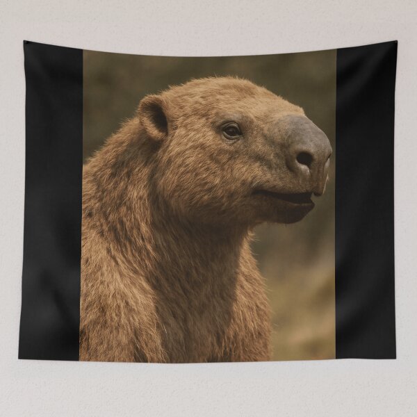 Item preview, Primeval Majesty: Portrait of the Giant Ground Sloth designed and sold by PrehistoryPulse.