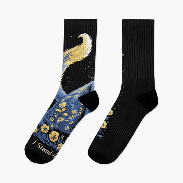 Item preview, I Stand With Ukraine Cat Floral Ukraine Strong  designed and sold by MyzoToyota.