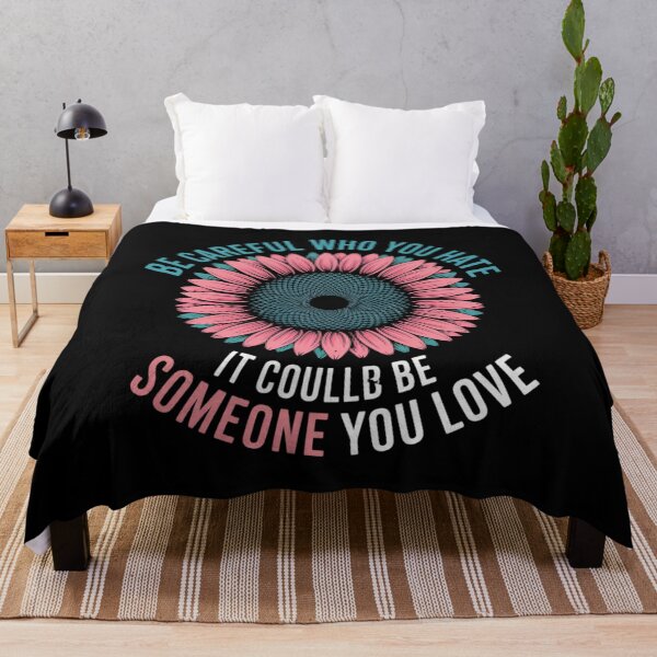 Item preview, Be Careful Who You Hate Transgender Pride Flag designed and sold by MarryIsMonth.