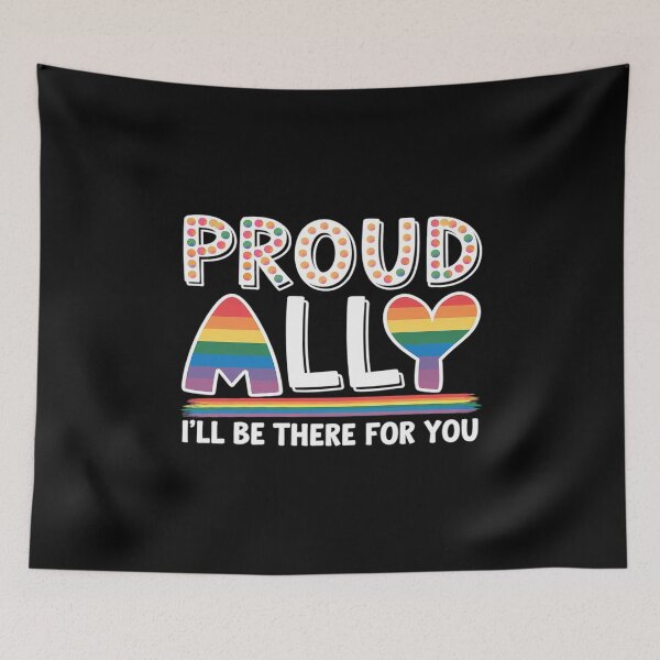 Item preview, LGBT Proud Ally I'll Be There For You, Pride Month  designed and sold by AquaKiev.