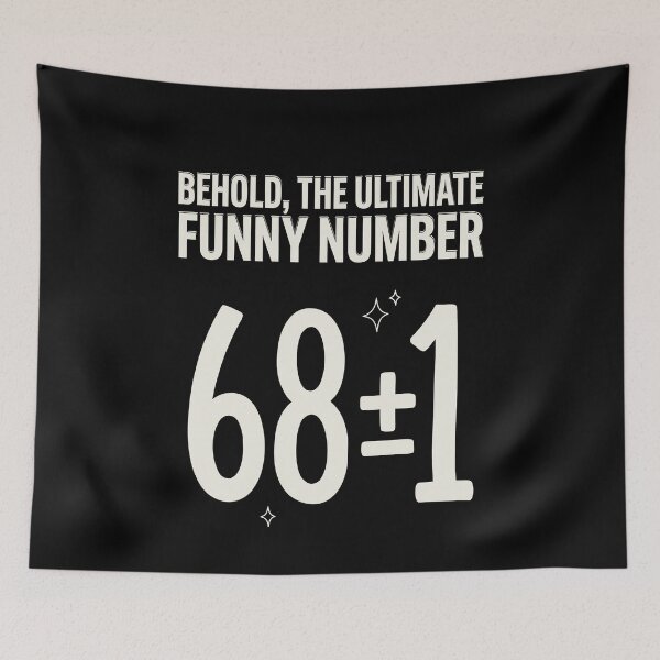 Item preview, Ultimate Funny Number 6 7 6 9 six seven Math Meme Behold designed and sold by elderberry.