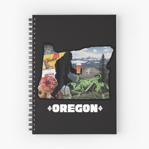 Item preview, Oregon State Pride Collage - Voodoo Doughnuts, Cycling & Mountains designed and sold by TitanRN.