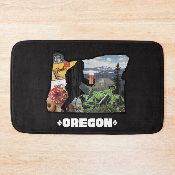Item preview, Oregon State Pride Collage - Voodoo Doughnuts, Cycling & Mountains designed and sold by TitanRN.