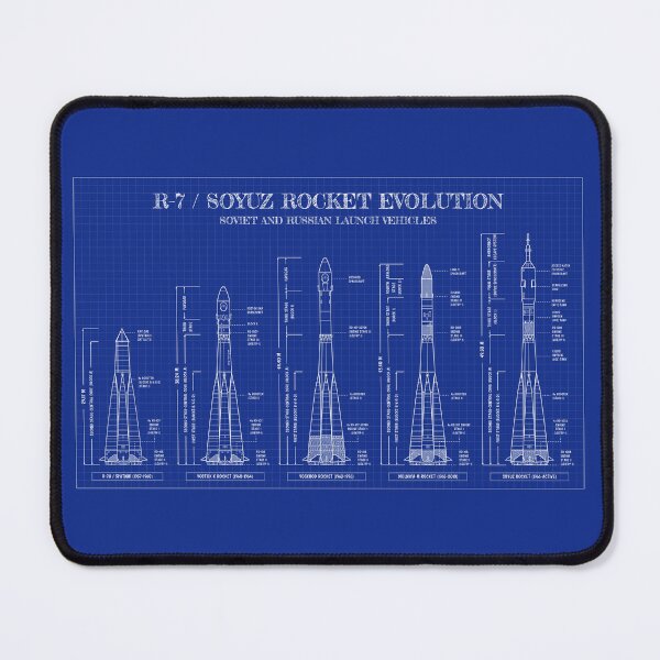 Item preview, Soyuz Rocket Evolution (Blueprint) designed and sold by BGALAXY.