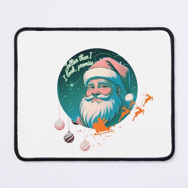 Item preview, Jollier Than I Look festive humor designed and sold by SloganSauce.