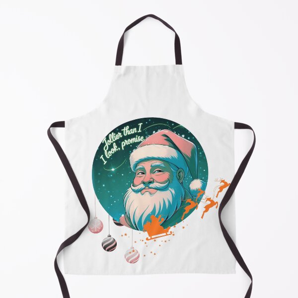 Item preview, Jollier Than I Look festive humor designed and sold by SloganSauce.