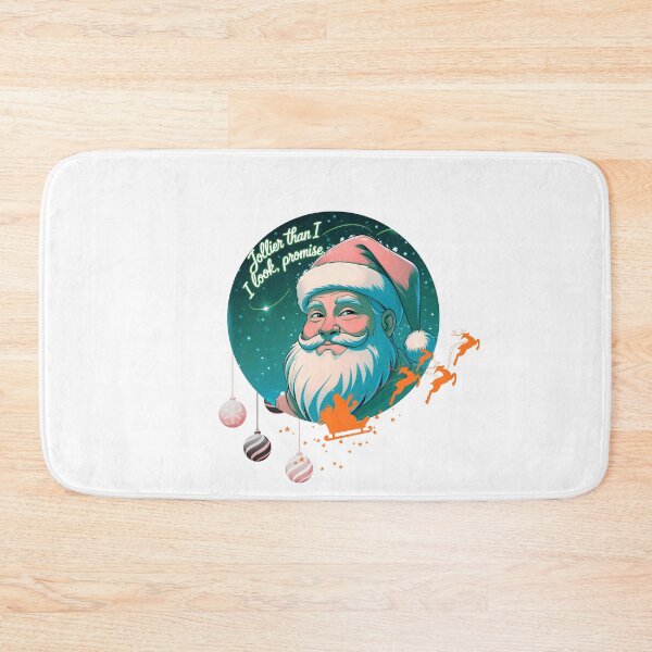 Item preview, Jollier Than I Look festive humor designed and sold by SloganSauce.