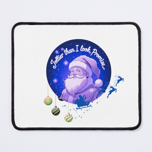 Item preview, Jollier Than I Look christmas attitude designed and sold by SloganSauce.