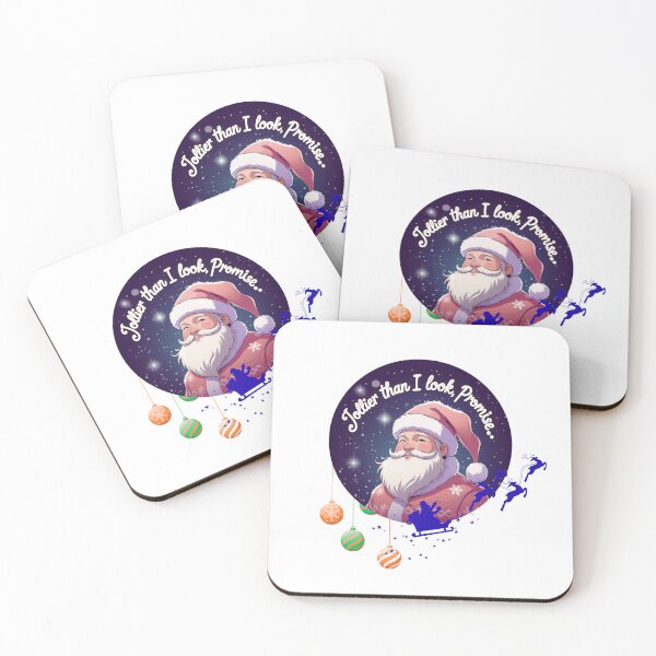 Item preview, Jollier Than I Look xmas humor designed and sold by SloganSauce.