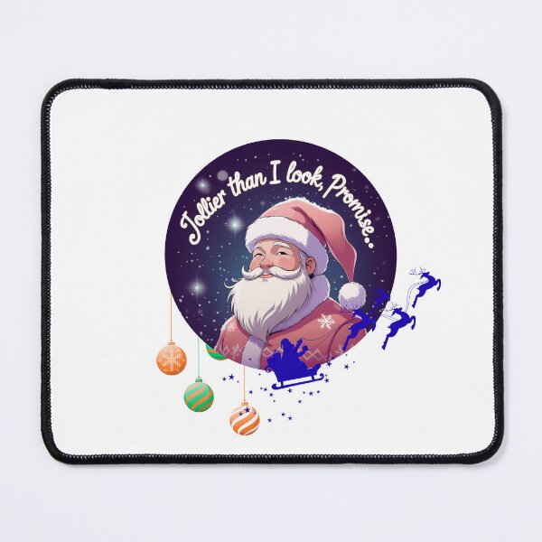 Item preview, Jollier Than I Look xmas humor designed and sold by SloganSauce.