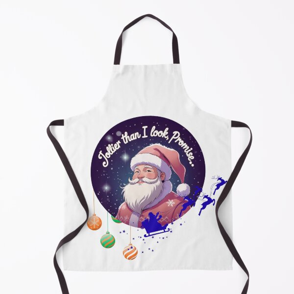 Item preview, Jollier Than I Look xmas humor designed and sold by SloganSauce.