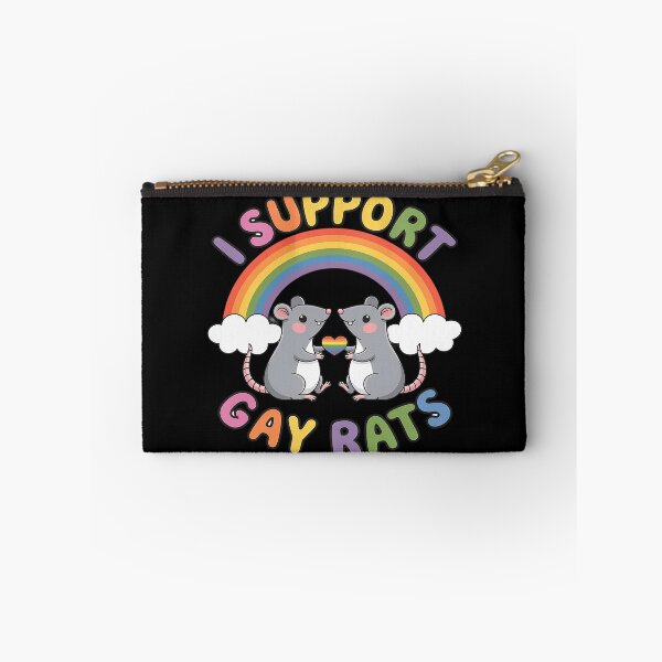 Item preview, LGBT Rainbow I Support Gay Rats LGBTQ Community Pride Month  designed and sold by AquaKiev.