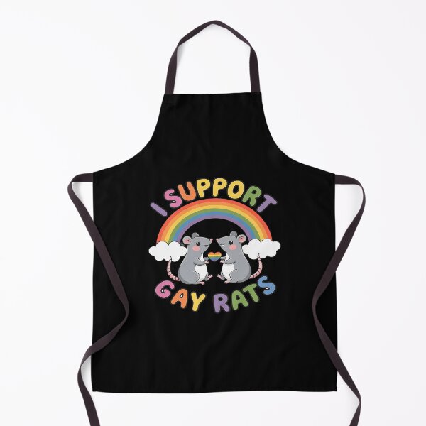 Item preview, LGBT Rainbow I Support Gay Rats LGBTQ Community Pride Month  designed and sold by AquaKiev.