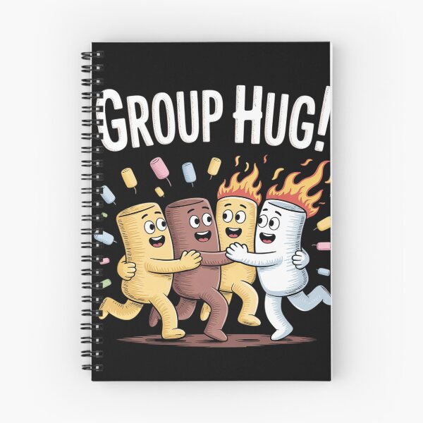 Item preview, Smores Group Hug S'mores Camping Food Marshmallows on Fire  designed and sold by NailMolisa.