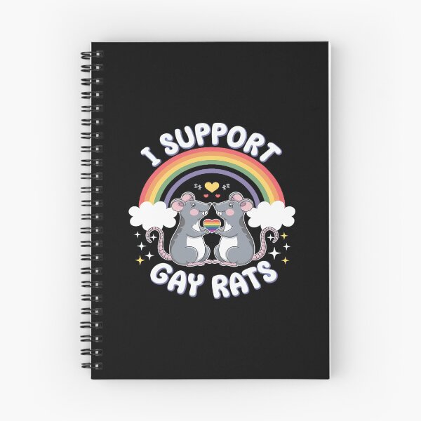 Item preview, LGBT Rainbow I Support Gay Rats LGBTQ Community Pride Month designed and sold by SyntaxClaw.