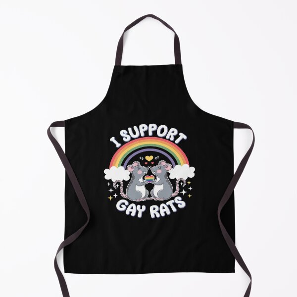 Item preview, LGBT Rainbow I Support Gay Rats LGBTQ Community Pride Month designed and sold by SyntaxClaw.