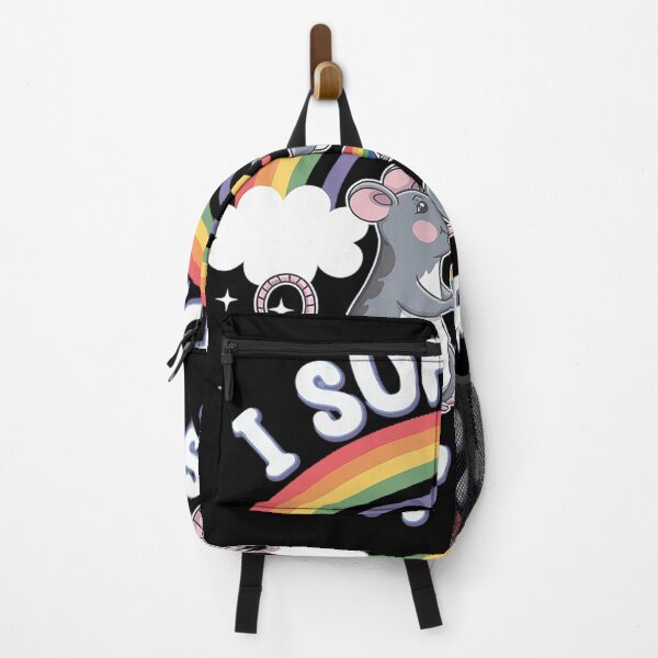 Item preview, LGBT Rainbow I Support Gay Rats LGBTQ Community Pride Month designed and sold by SyntaxClaw.