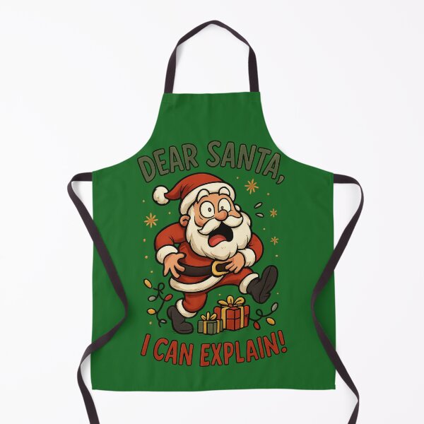 Item preview, Dear Santa I Can Explain – Funny Santa Claus Christmas T-Shirt Design designed and sold by RkRihan.