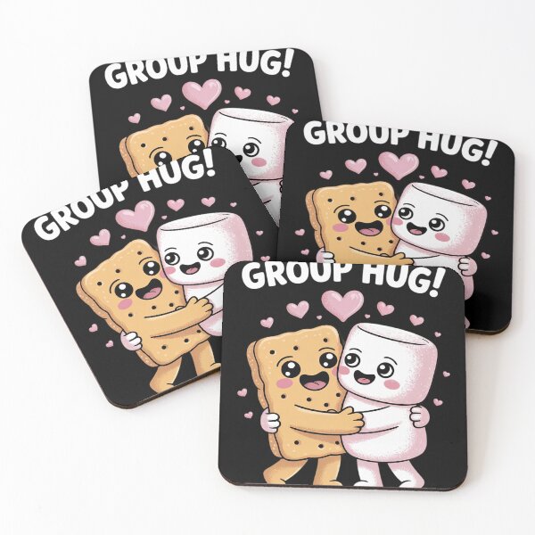 Item preview, S'mores Marshmallows Funny Smores Camping Group Hug Campfire  designed and sold by NailMolisa.