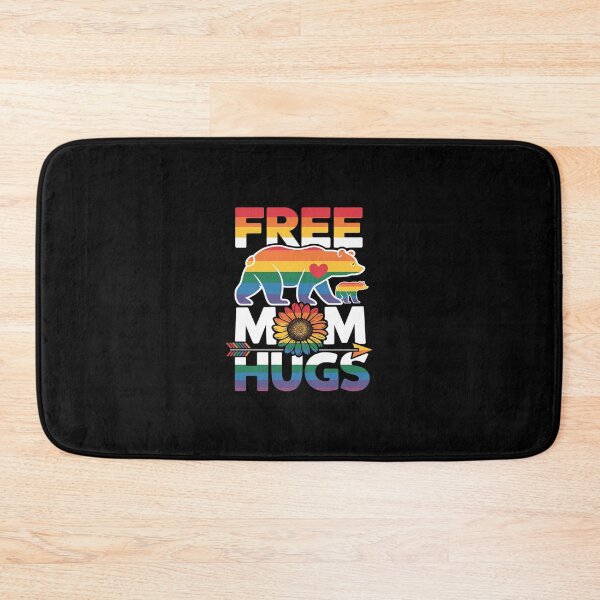 Item preview, LGBTQ Pride Mama Bear Free Mom Hugs LGBT Proud Rainbow Ally  designed and sold by AquaKiev.