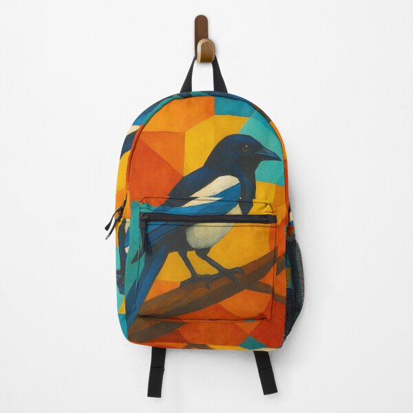Item preview, Magpie cubist painting. designed and sold by ArtByJohannes.