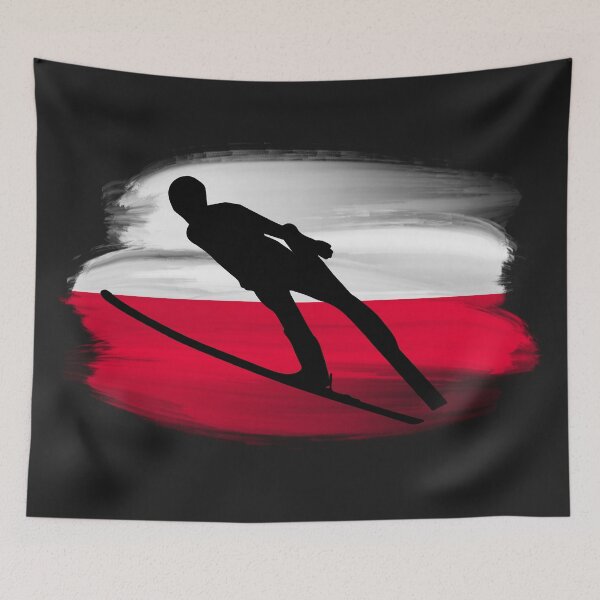 Item preview, Ski Jumping Poland | Skoki Narciarskie | Polska designed and sold by Anniko Art Studio.