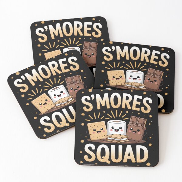 Item preview, S'mores Marshmallows Funny Smores Squad Camping Campfire  designed and sold by NailMolisa.