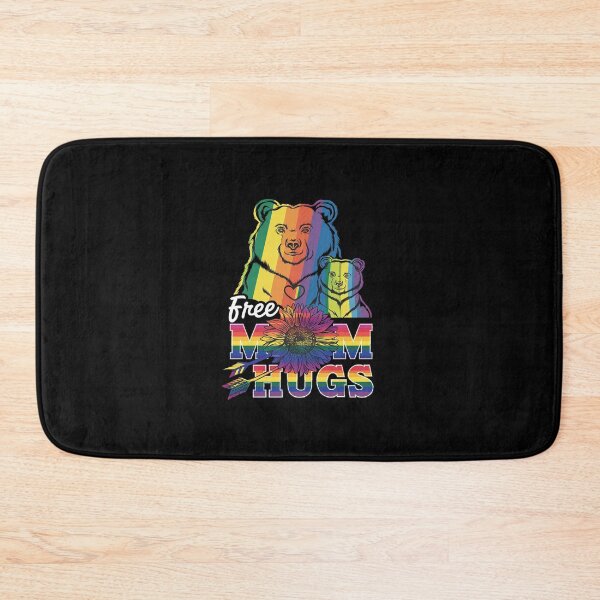 Item preview, LGBTQ Pride Mama Bear Free Mom Hugs LGBT Proud Rainbow Ally  designed and sold by SyntaxClaw.