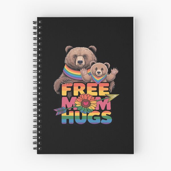 Item preview, LGBTQ Pride Mama Bear Free Mom Hugs LGBT Proud Rainbow Ally  designed and sold by AquaKiev.