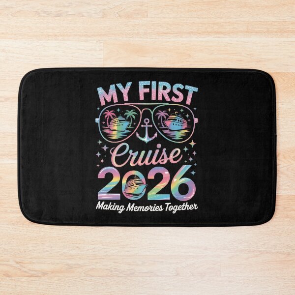 Item preview, My First Cruise 2026 Funny First Time Cruise Vacation 2026 designed and sold by MeowtivationP.