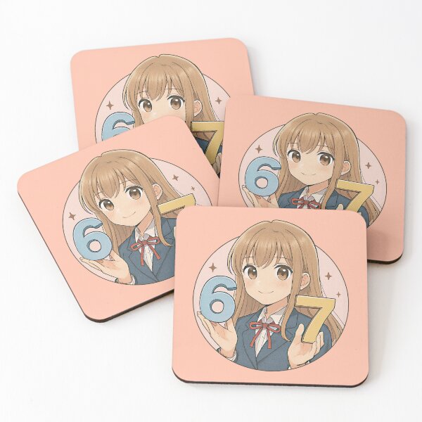 Item preview, Himeno Ai × 67 Original JK Shoujo Anime Girl Number Meme Collaboration Illustration designed and sold by Mog Mog Eatalot – Tokyo x A’dam Mashup.
