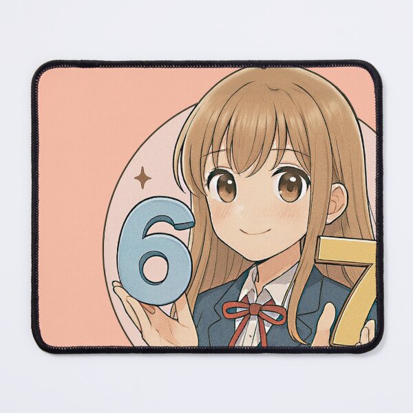 Item preview, Himeno Ai × 67 Original JK Shoujo Anime Girl Number Meme Collaboration Illustration designed and sold by Mog Mog Eatalot – Tokyo x A’dam Mashup.
