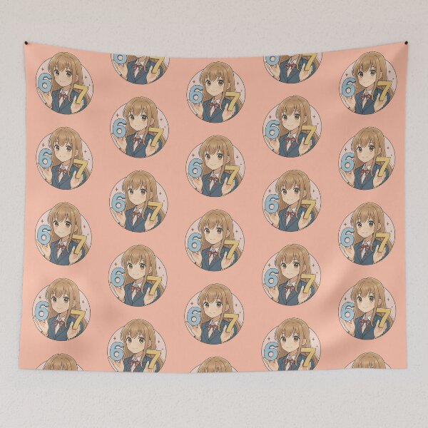 Item preview, Himeno Ai × 67 Original JK Shoujo Anime Girl Number Meme Collaboration Illustration designed and sold by Mog Mog Eatalot – Tokyo x A’dam Mashup.