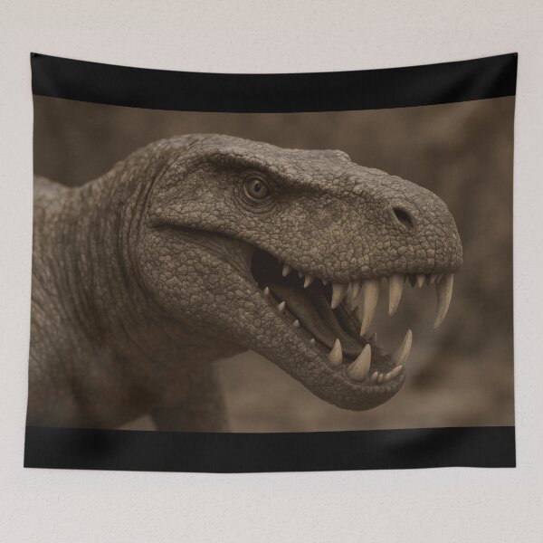Item preview, Apex Hunter of the Permian: Gorgonopsid's Terrifying Visage designed and sold by PrehistoryPulse.