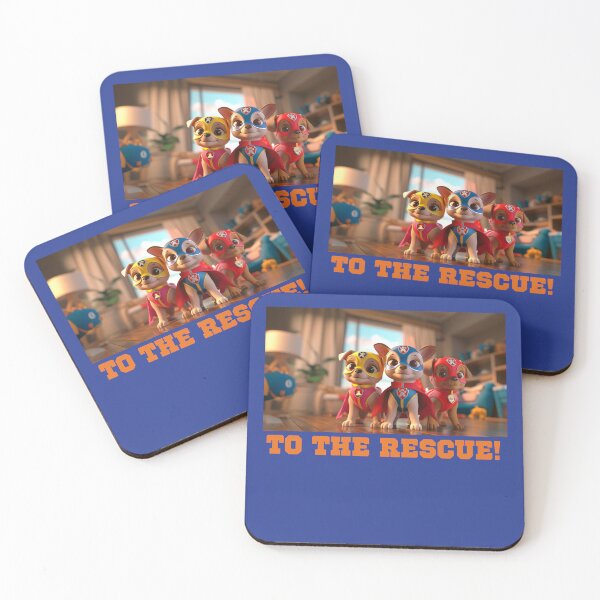 Item preview, PUP PATROL DOGS PAWS To The Rescue! designed and sold by JusTiceT-shirts.