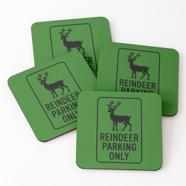 Item preview, Reindeer Parking Only designed and sold by DabrowskiDesign.