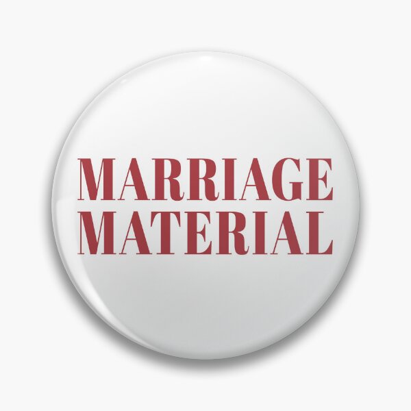 Item preview, Marriage Material designed and sold by Jeallan Designs.