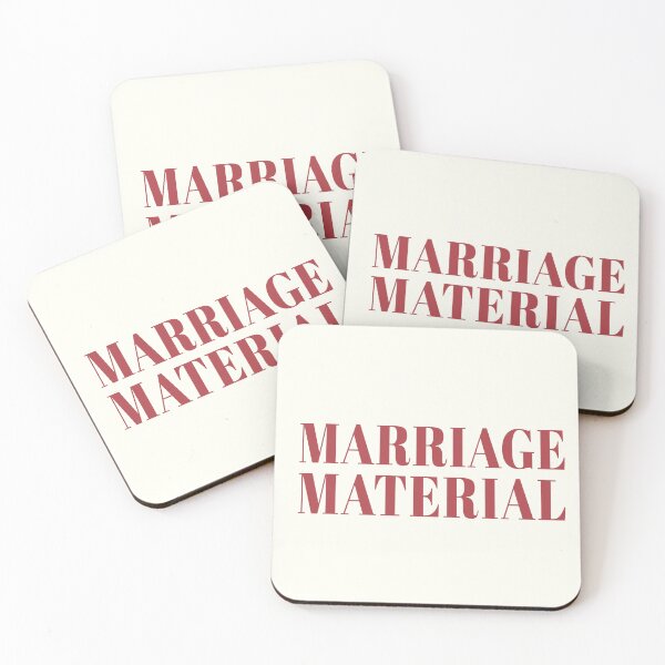 Item preview, Marriage Material designed and sold by Jeallan Designs.