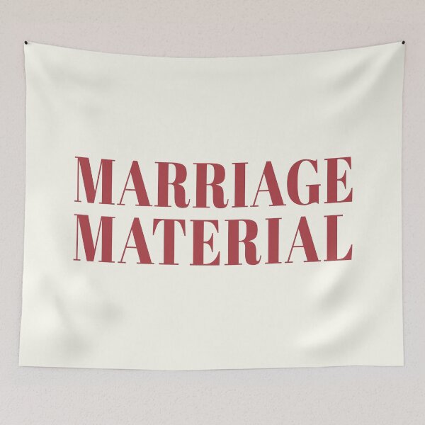 Item preview, Marriage Material designed and sold by Jeallan Designs.